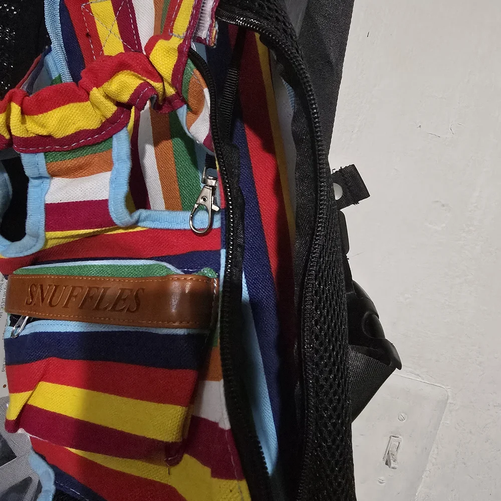Colorful Striped Snuffles Backpack